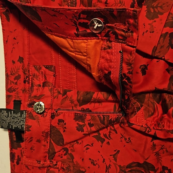 Simon Chang Floral Jeans BNWT SZ18 - Picture 9 of 12